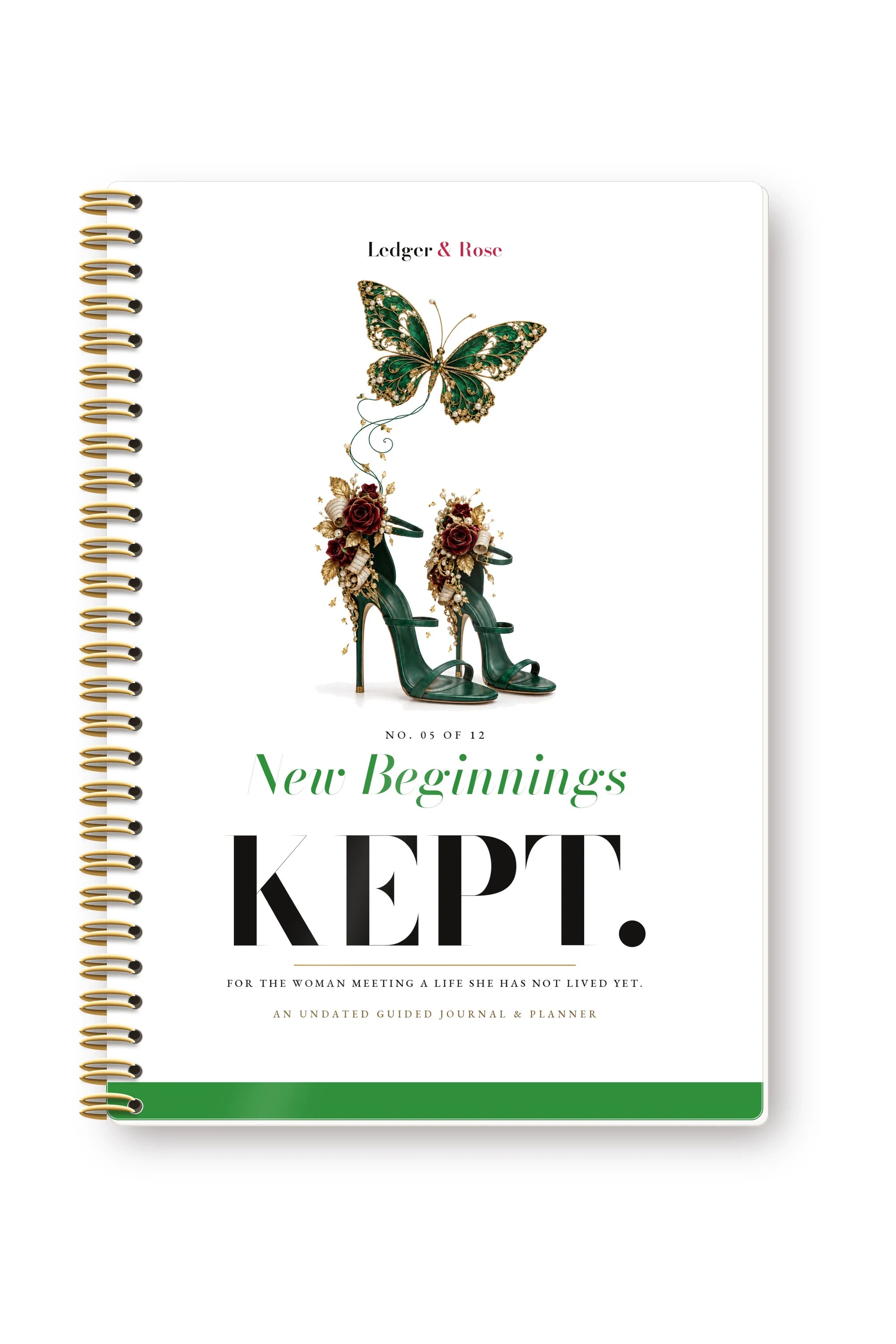 Kept. New Beginnings — Printed Journal, front cover