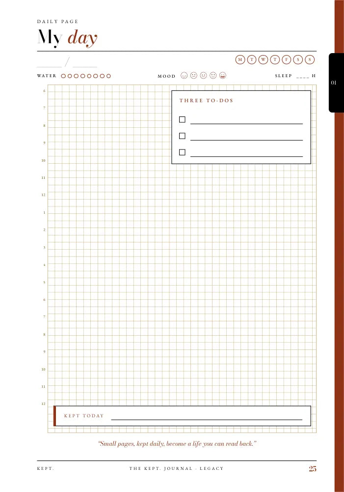 Kept. Legacy | Printed Legacy Journal – Ledger & Rose